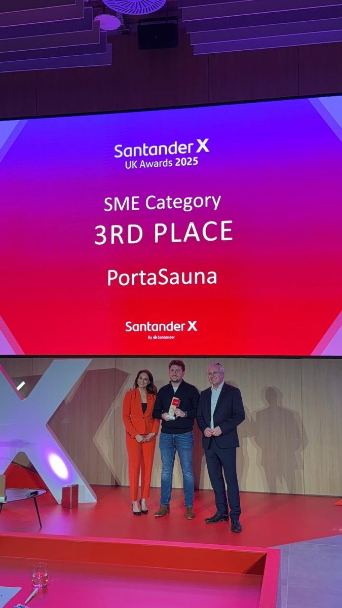 PortaSauna named top three SME in national Santander X UK Awards 2025