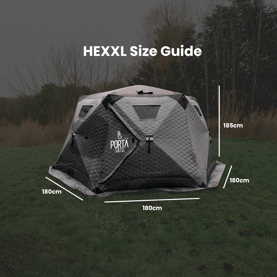 Portable Sauna HEXXL Size