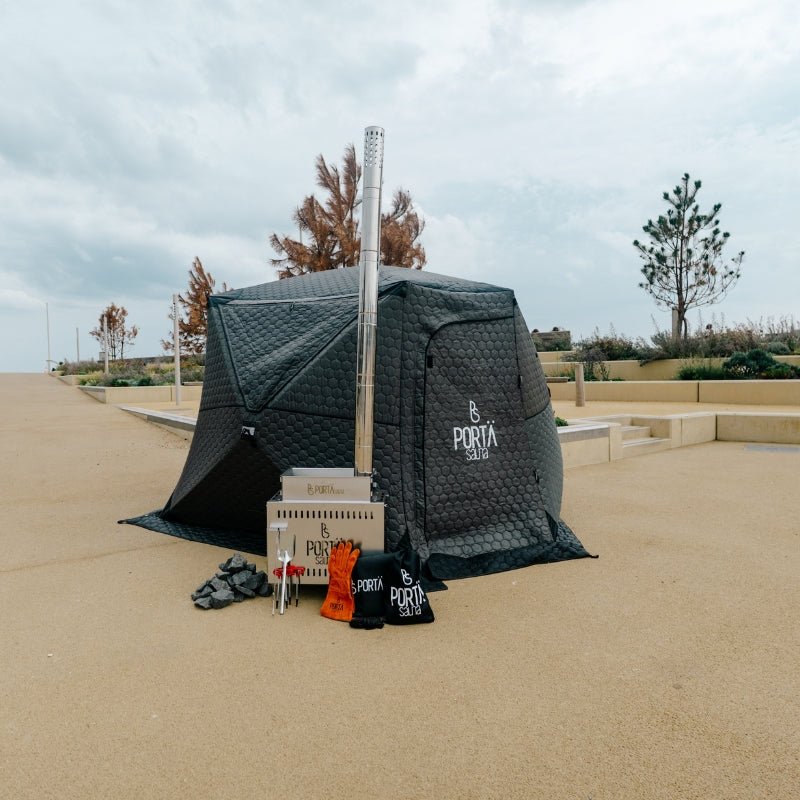 KABINXL | PORTABLE SAUNA | FOUNDATION –  SAUNA, STOVE & ACCESSORIES ONLY (10–12 People) - PortaSauna | The Portable Sauna