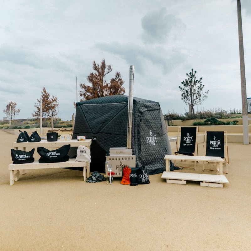 KABINXL | THE PORTABLE SAUNA | ENTERPRISE - BUSINESS PACKAGE (10-12 People) - PortaSauna | The Portable Sauna