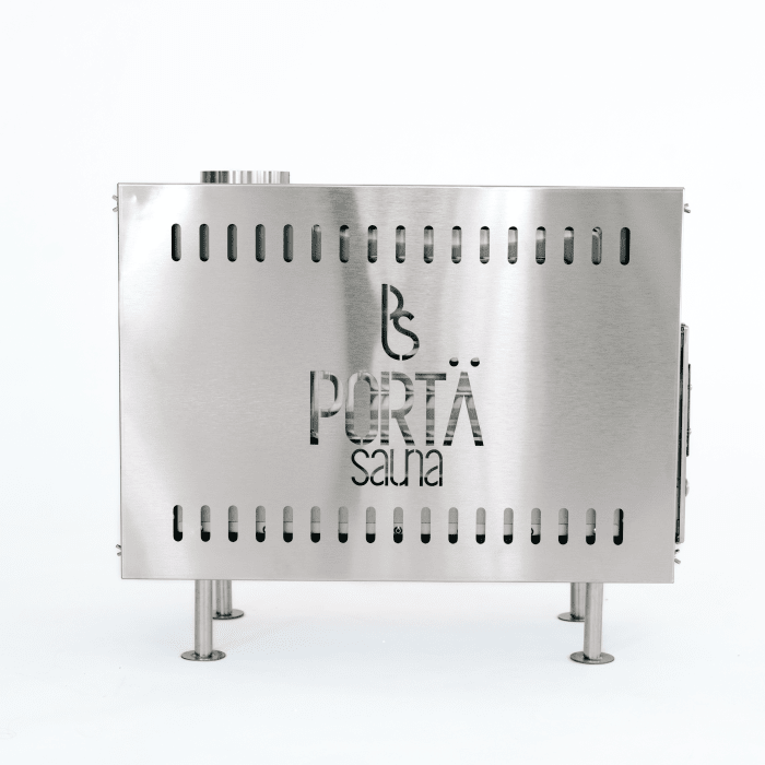 430 Stainless Steel Wood Burning Stove with Rock Box