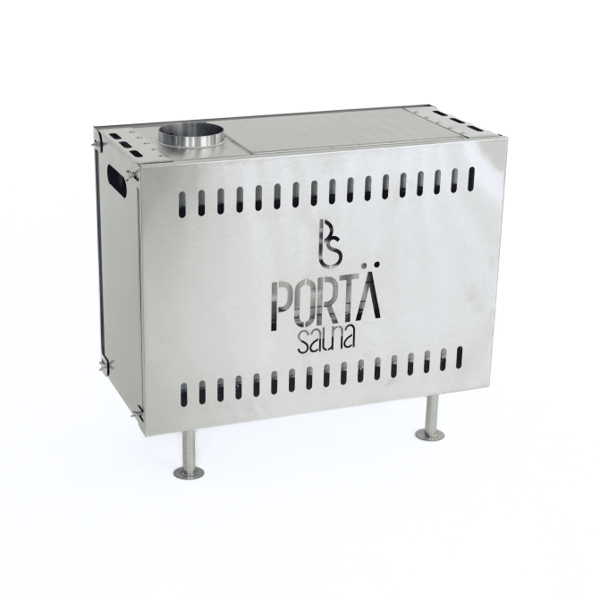 430 Stainless Steel Wood Burning Stove with Rock Box