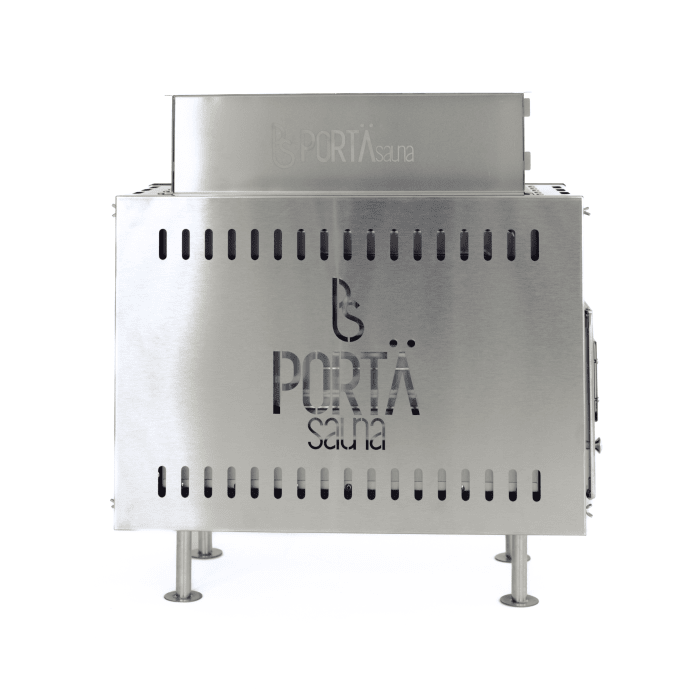 430 Stainless Steel Wood Burning Stove with Rock Box