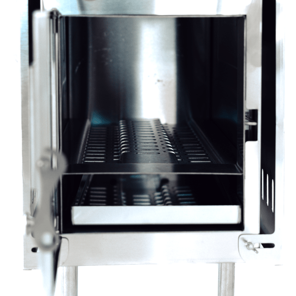 430 Stainless Steel Wood Burning Stove with Rock Box