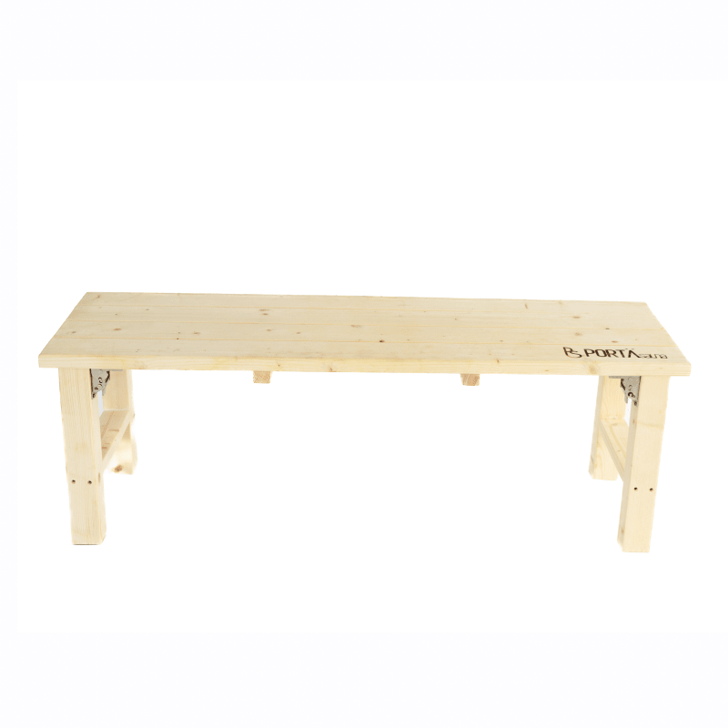 Folding Cedar Sauna Bench | Portable Sauna Seating
