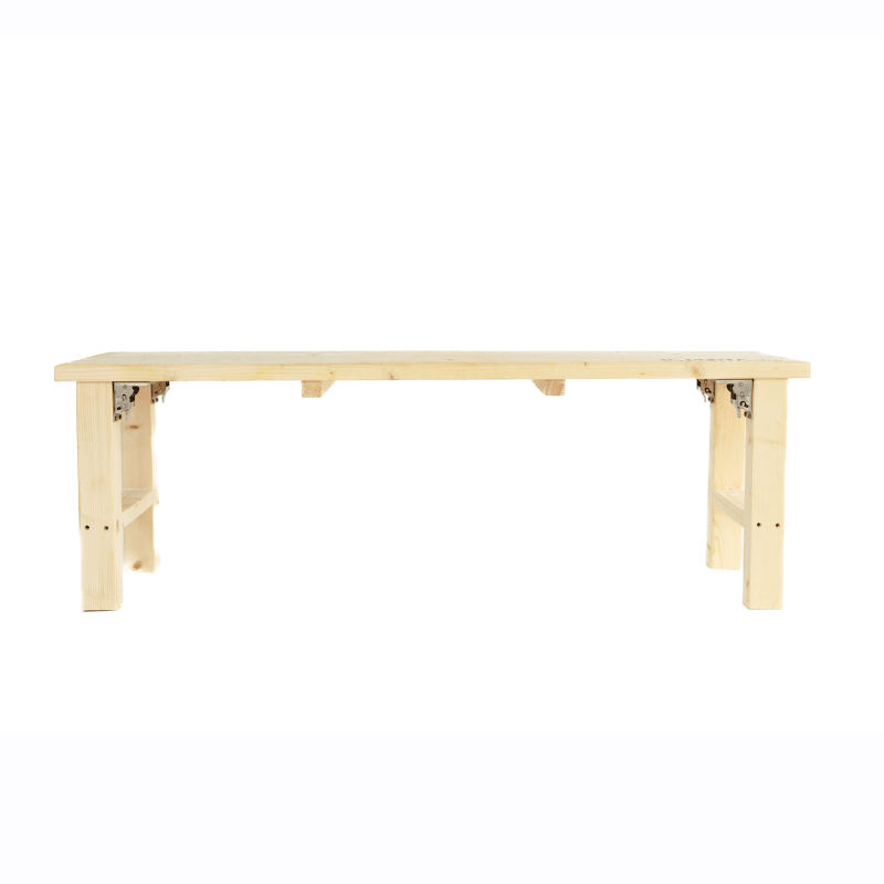 Folding Cedar Sauna Bench | Portable Sauna Seating