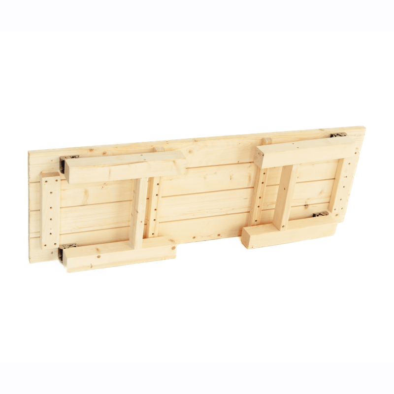 Folding Cedar Sauna Bench | Portable Sauna Seating