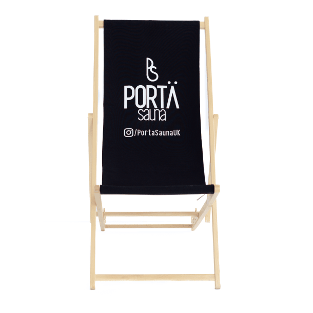 PortaSauna Classic Wooden Deck Chairs | Pair