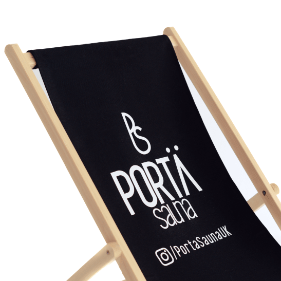 PortaSauna Classic Wooden Deck Chairs | Pair