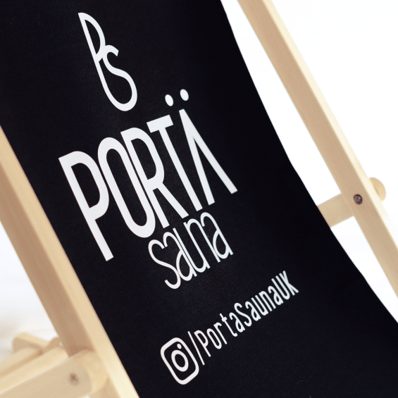 PortaSauna Classic Wooden Deck Chairs | Pair