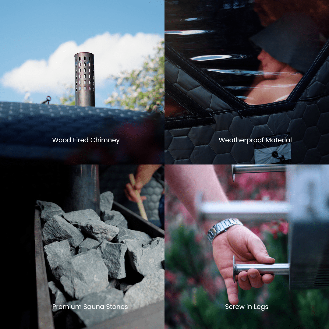 HEX | THE PORTABLE SAUNA |  ENTERPRISE – BUSINESS PACKAGE (4–6 People) - PortaSauna | The Portable Sauna