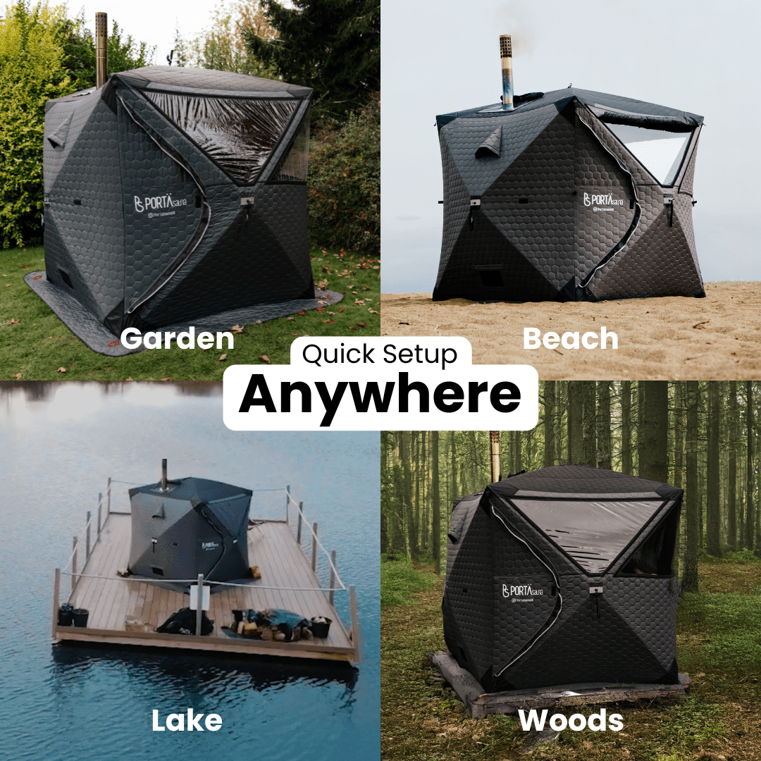 HEX | THE PORTABLE SAUNA |  ENTERPRISE – BUSINESS PACKAGE (4–6 People) - PortaSauna | The Portable Sauna