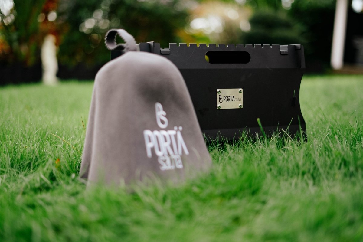 100% Merino Wool Moulded Sauna Hat with Cotton Storage Bag - PortaSauna | The Portable Sauna