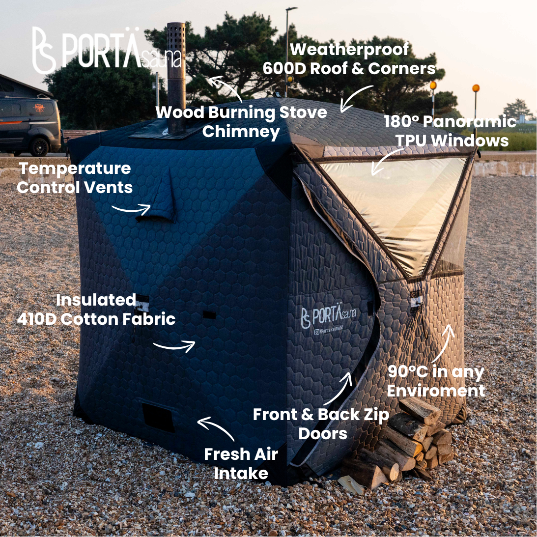 PortaSauna | HEX - The Portable Sauna - Full Package
