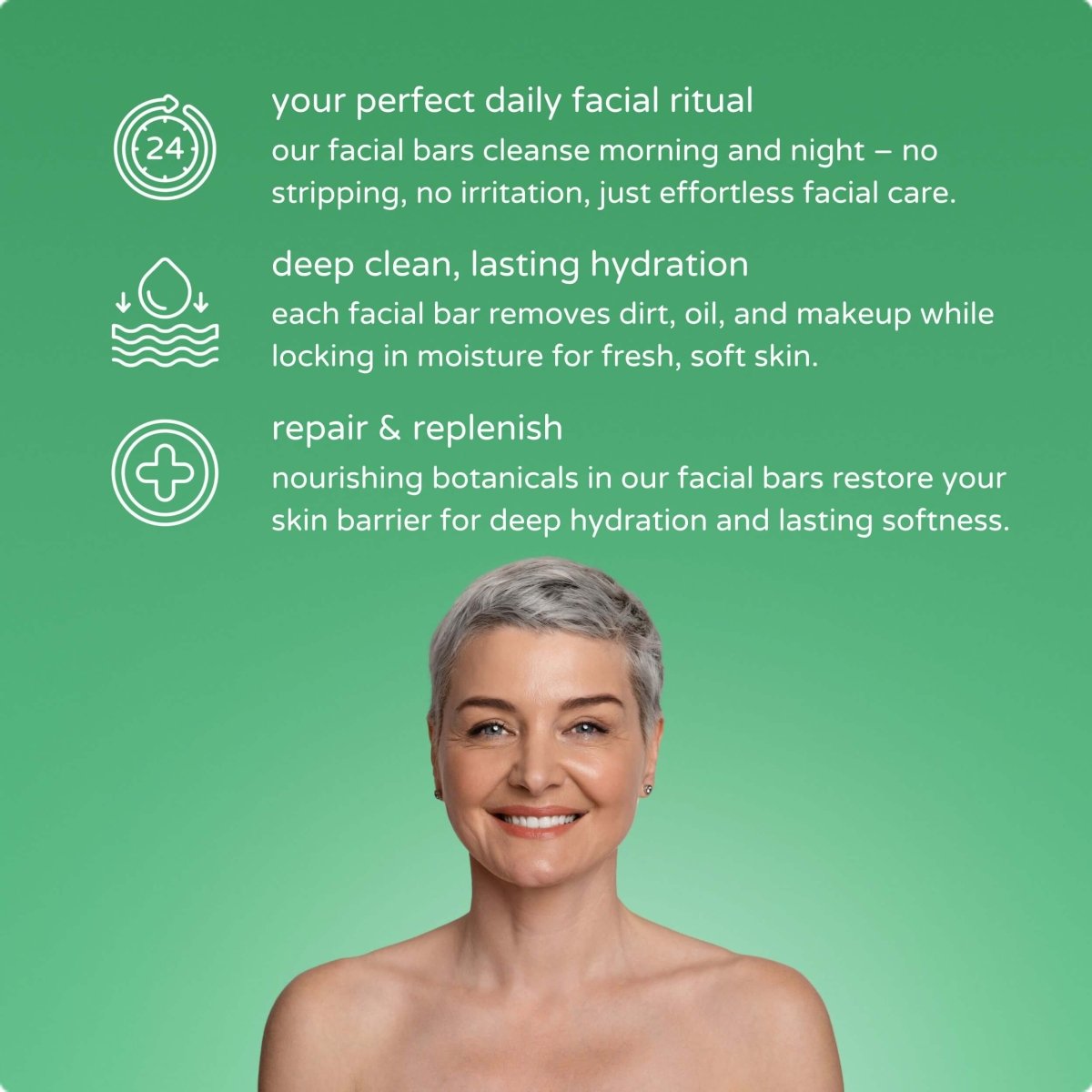 peppermint refresh | in control | fresh air | hair, face & body travel set.