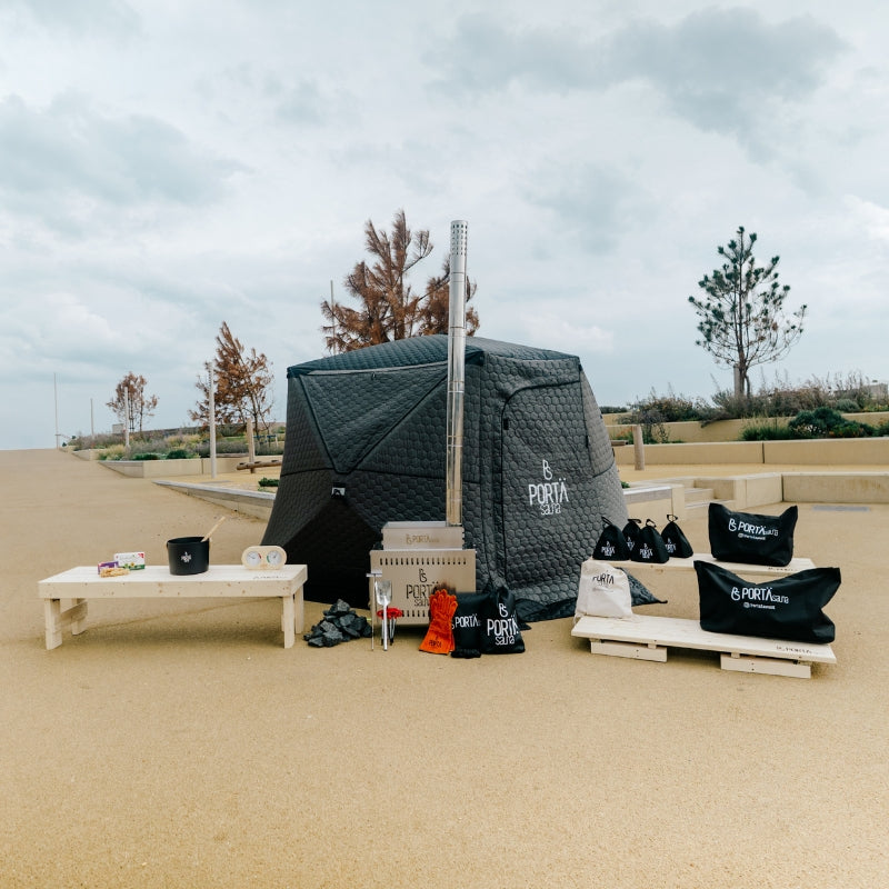 KABINXL - The Portable Sauna Tent - Full Package - 10 - 12 Person