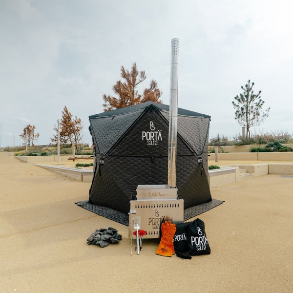 HEX Portable Sauna Tent | 4–6 Person Outdoor Spa