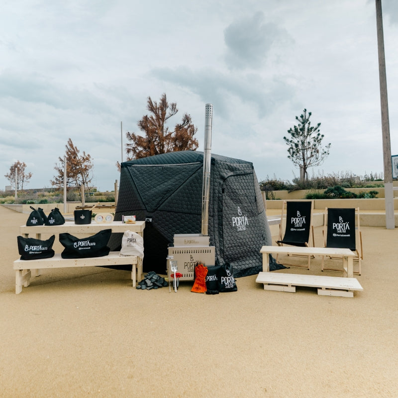 KABINXL – SOCIALITE – FULL PACKAGE & ADDITIONAL BENCH (10–12 People)
