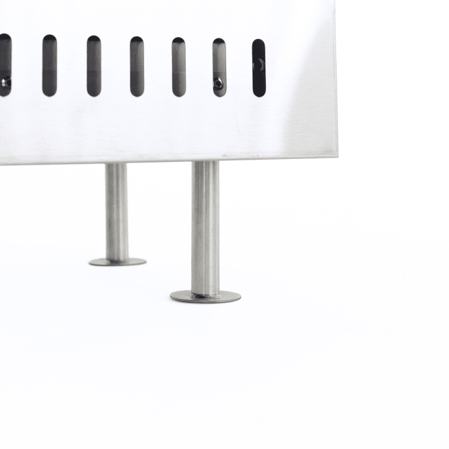 430 Stainless Steel Wood Burning Stove with Rock Box