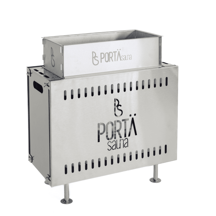 430 Stainless Steel Wood Burning Stove with Rock Box