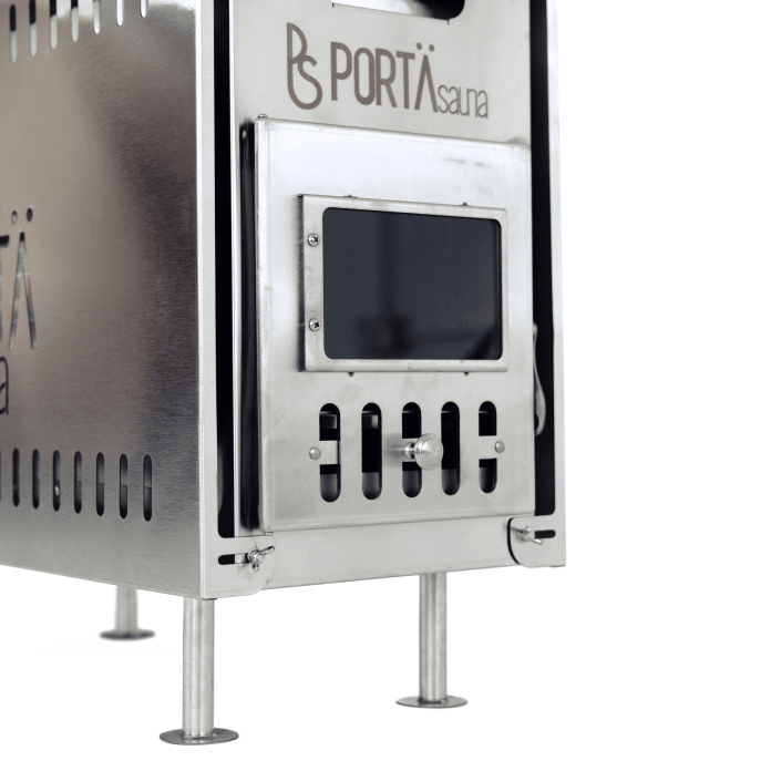 430 Stainless Steel Wood Burning Stove with Rock Box
