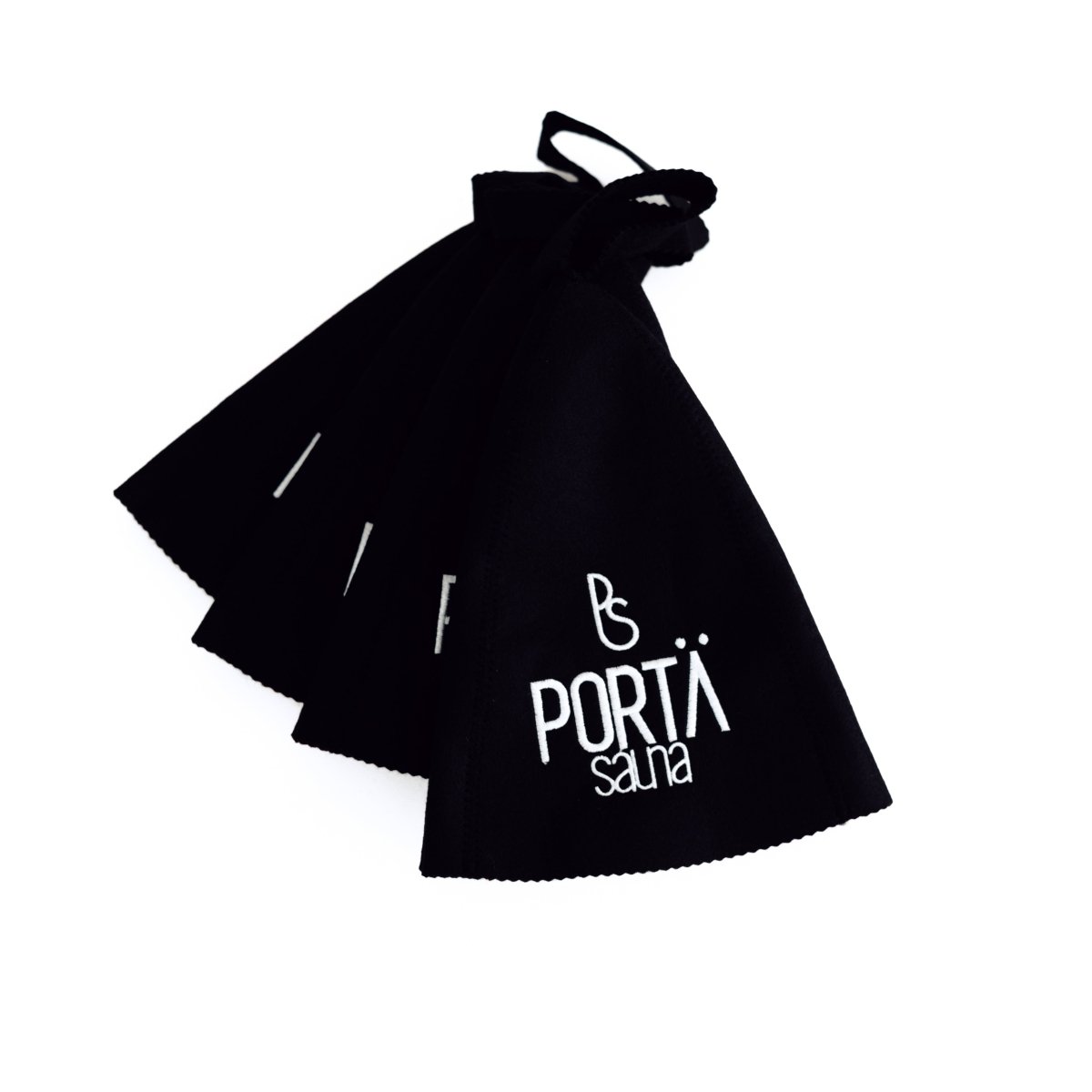 Basic Sauna Hats| Black - 4 Pack