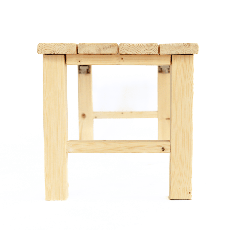 Folding Cedar Sauna Bench | Portable Sauna Seating