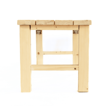 Folding Cedar Sauna Bench | Portable Sauna Seating