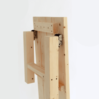 Folding Cedar Sauna Bench | Portable Sauna Seating