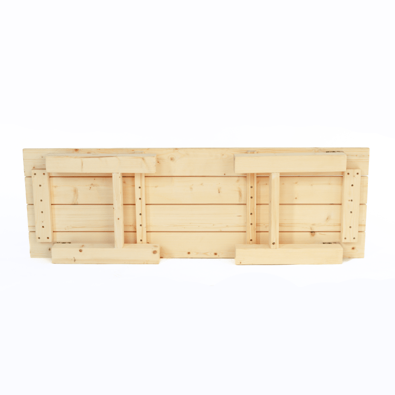 Folding Cedar Sauna Bench | Portable Sauna Seating