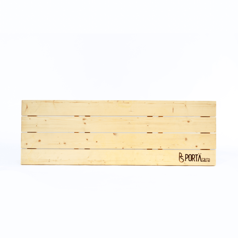 Folding Cedar Sauna Bench | Portable Sauna Seating