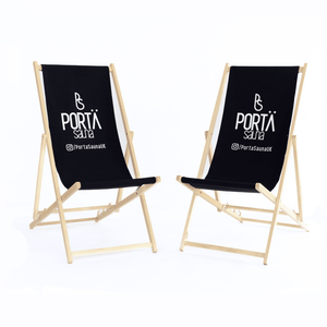 Branded deck chairs