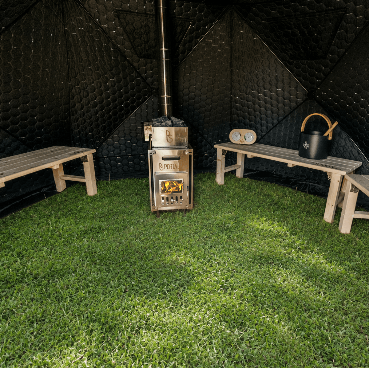 HEXXL Complete Wood-Fired Sauna Kit | Up to 10 People