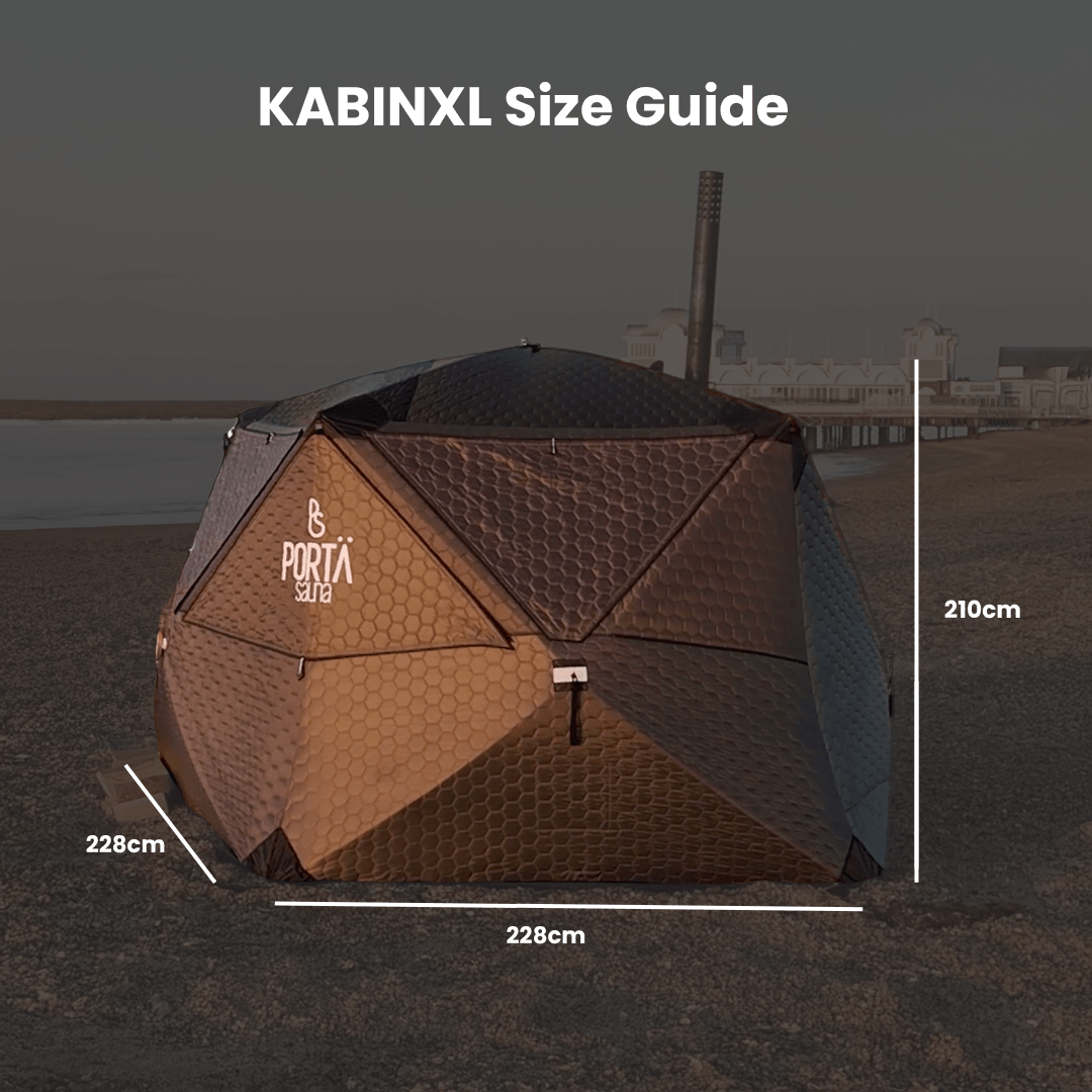 KABINXL Complete Wood-Fired Sauna Kit | Up to 12 People