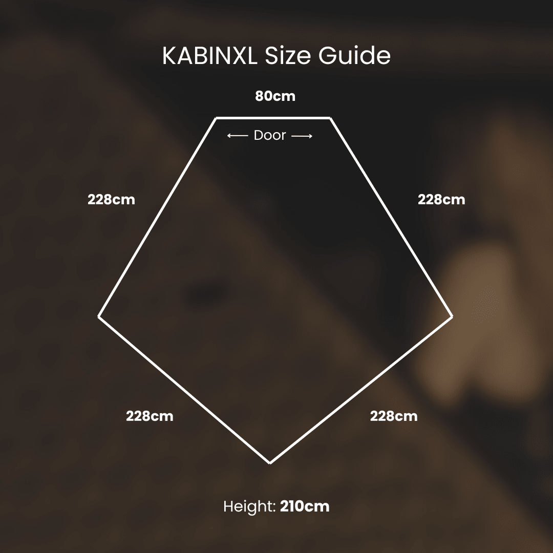 KABINXL Complete Wood-Fired Sauna Kit | Up to 12 People