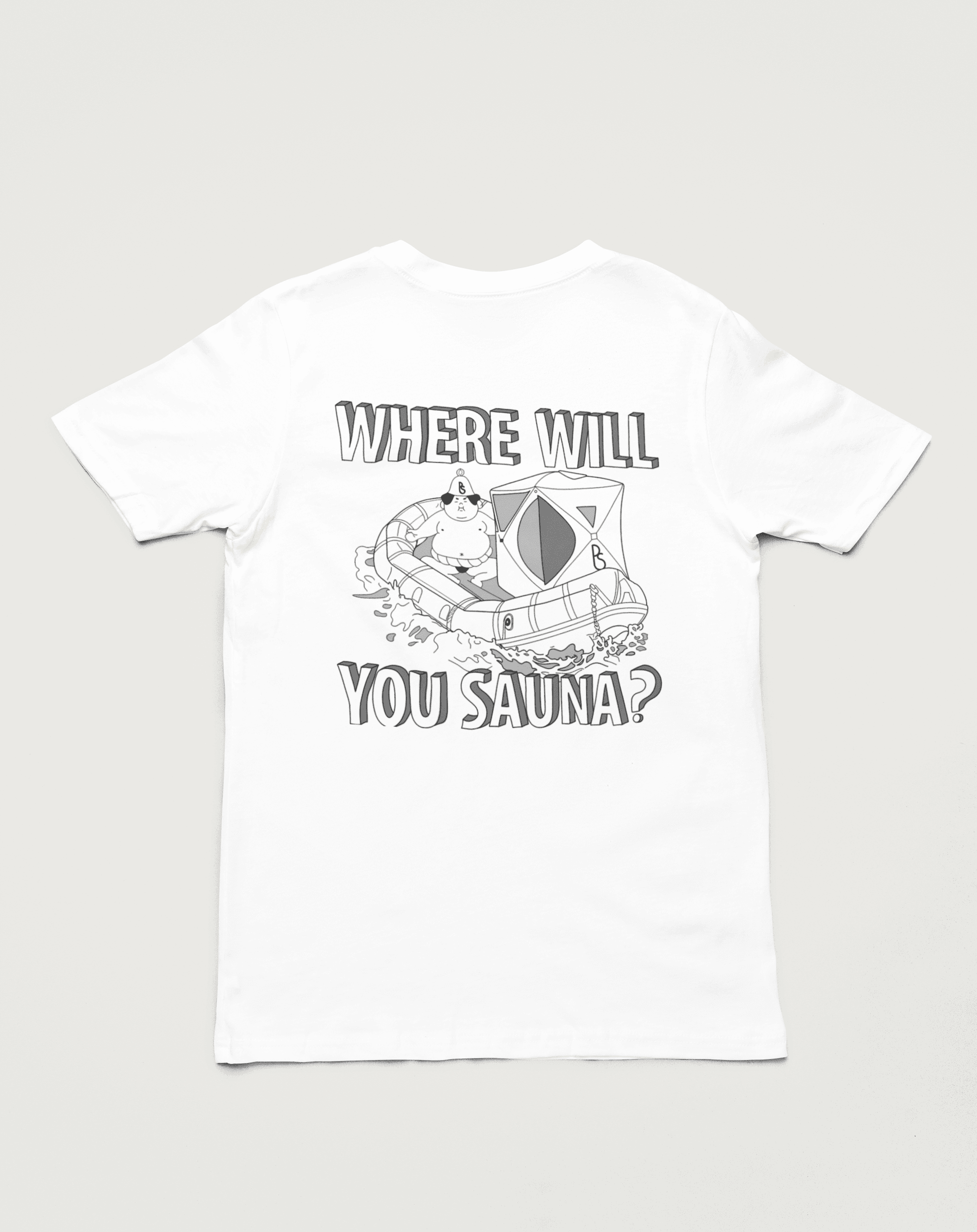 PortaSauna T Shirt - Raft Adventures - | Organic Cotton T-Shirt - PortaSauna | The Portable Sauna