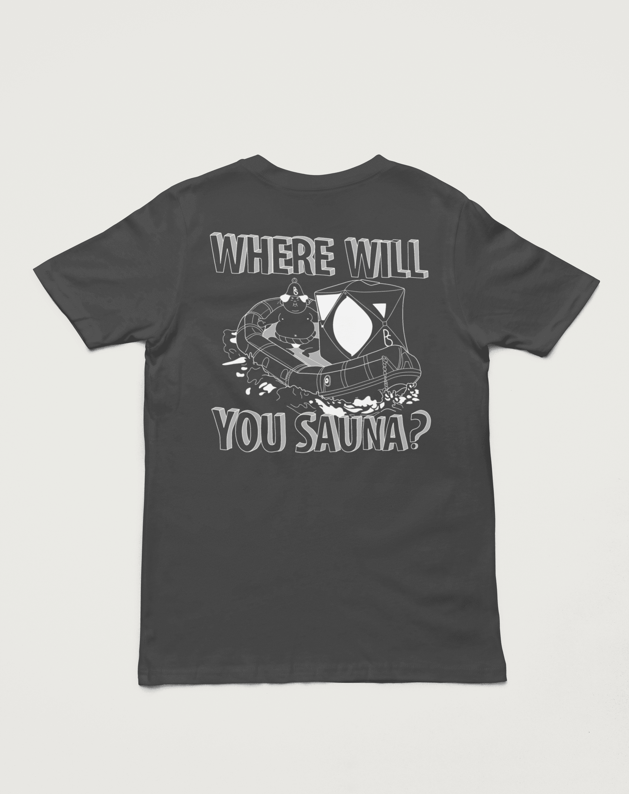 PortaSauna T Shirt - Raft Adventures - | Organic Cotton T-Shirt - PortaSauna | The Portable Sauna