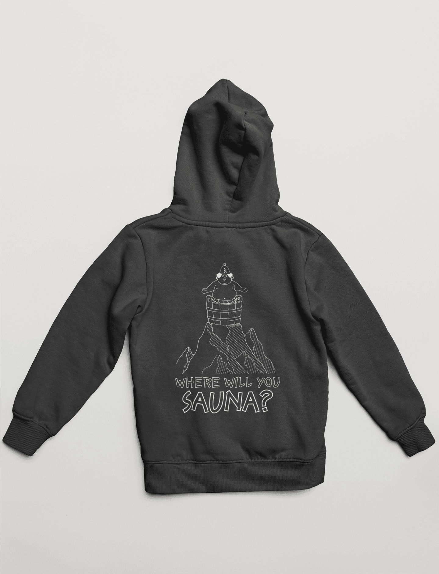 PortaSauna Hoodie - Mountain Adventures - | Ethical Cotton - PortaSauna | The Portable Sauna